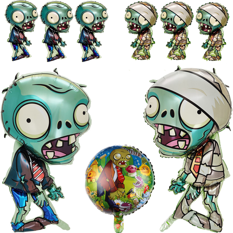 Zombie Party Games - Games Balloon Plants Vs. Zombies Theme