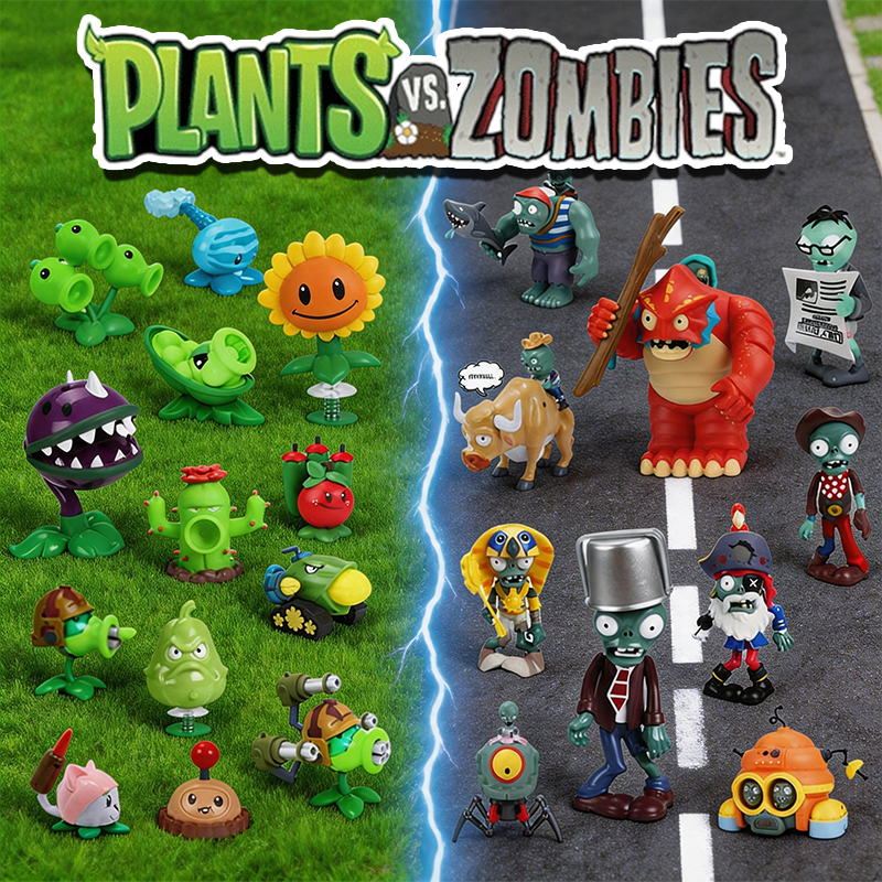 Zombie Party Games - Game Plants vs Zombies Action Figures