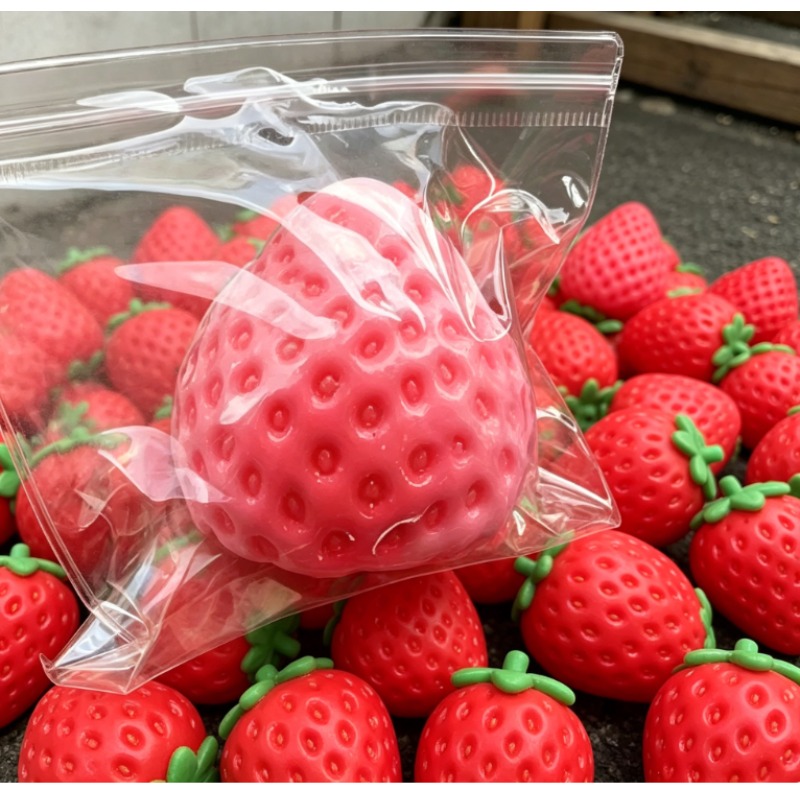 Party Games Ideas - Squishy Big Strawberry Squeeze Toy Soft