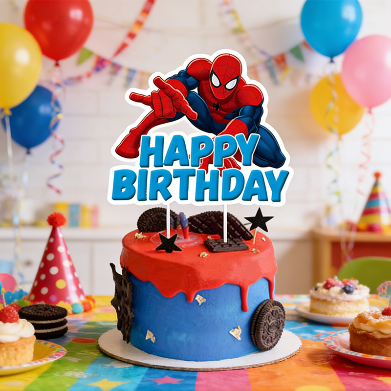 Party Games Baby Shower - Spiderman Children Birthday Party Decorations Boys