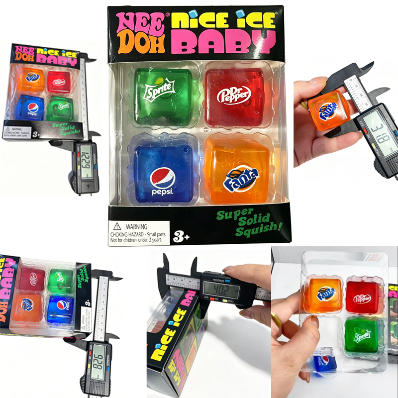 Party Games Ideas - Squishy Schylling NeeDoh Nice Cube Sensory