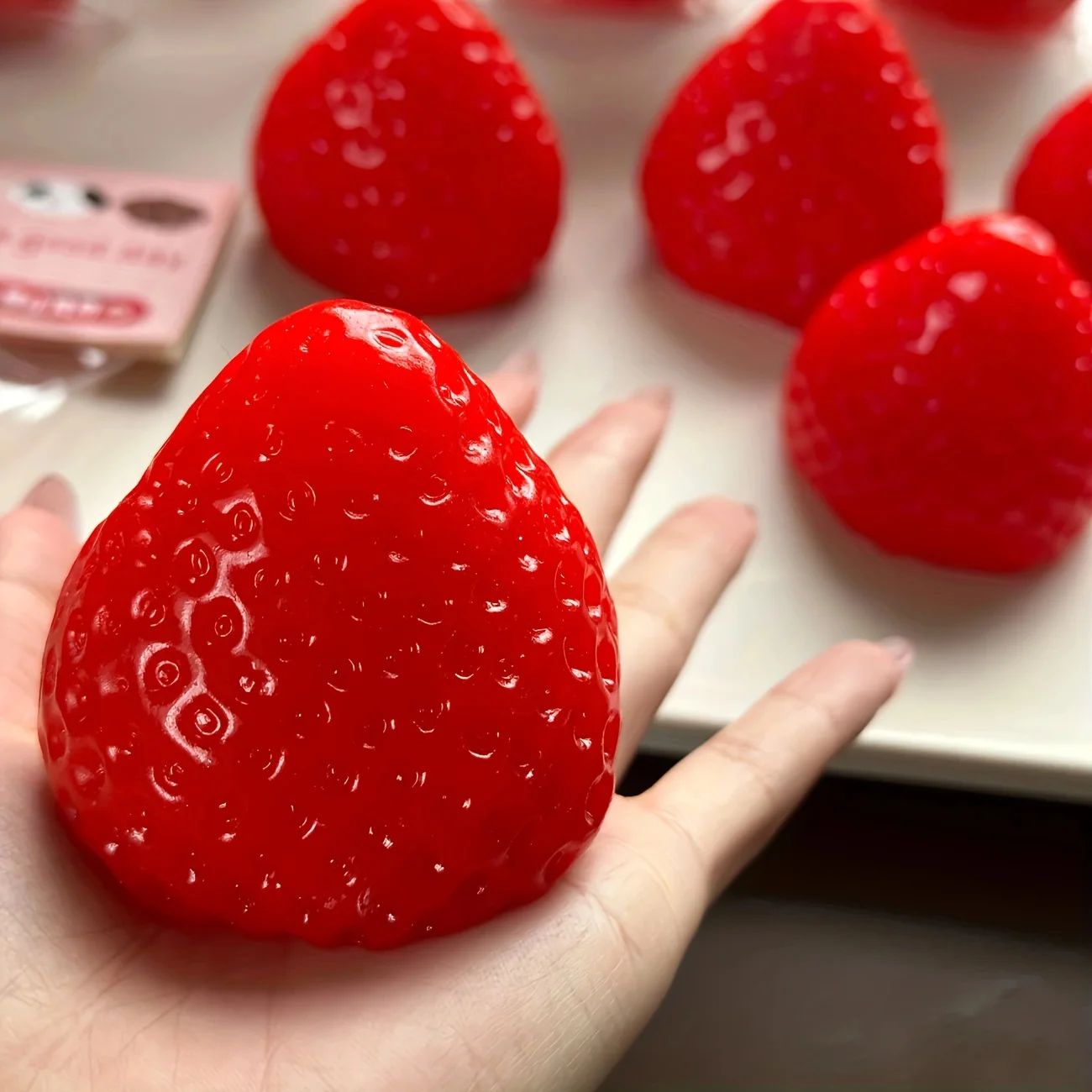 Party Games Ideas - Strawberry Taba Squishy Fidget Toy -