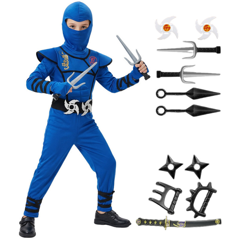 Black and Blue Ninja Costume f – обзор и цена Party Games Ideas