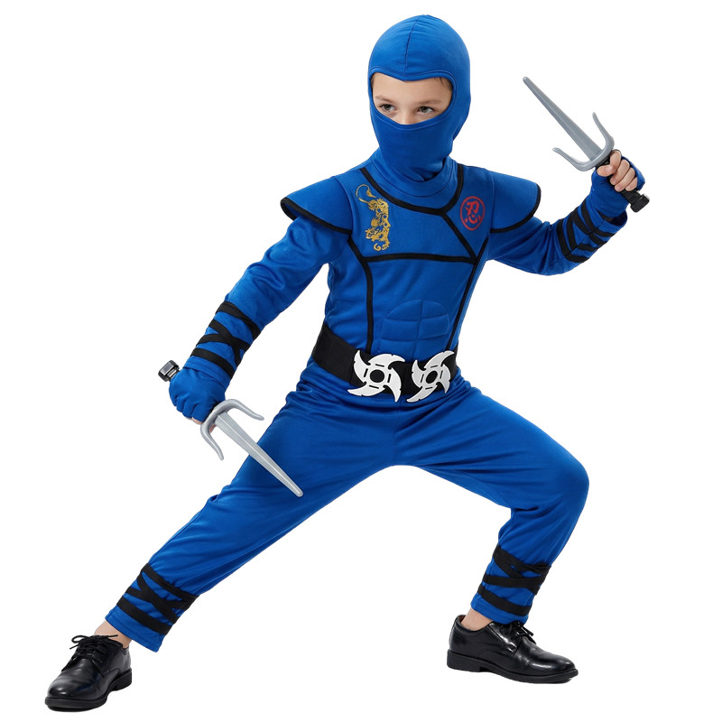 Black and Blue Ninja Costume f – обзор и цена Party Games Ideas