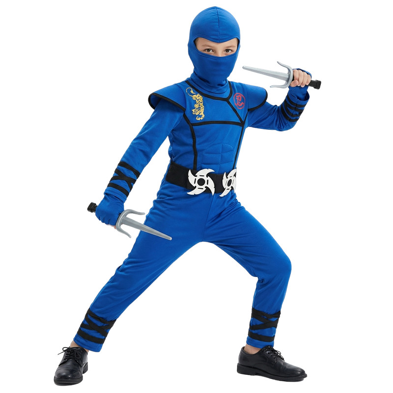 Black and Blue Ninja Costume f – обзор и цена Party Games Ideas