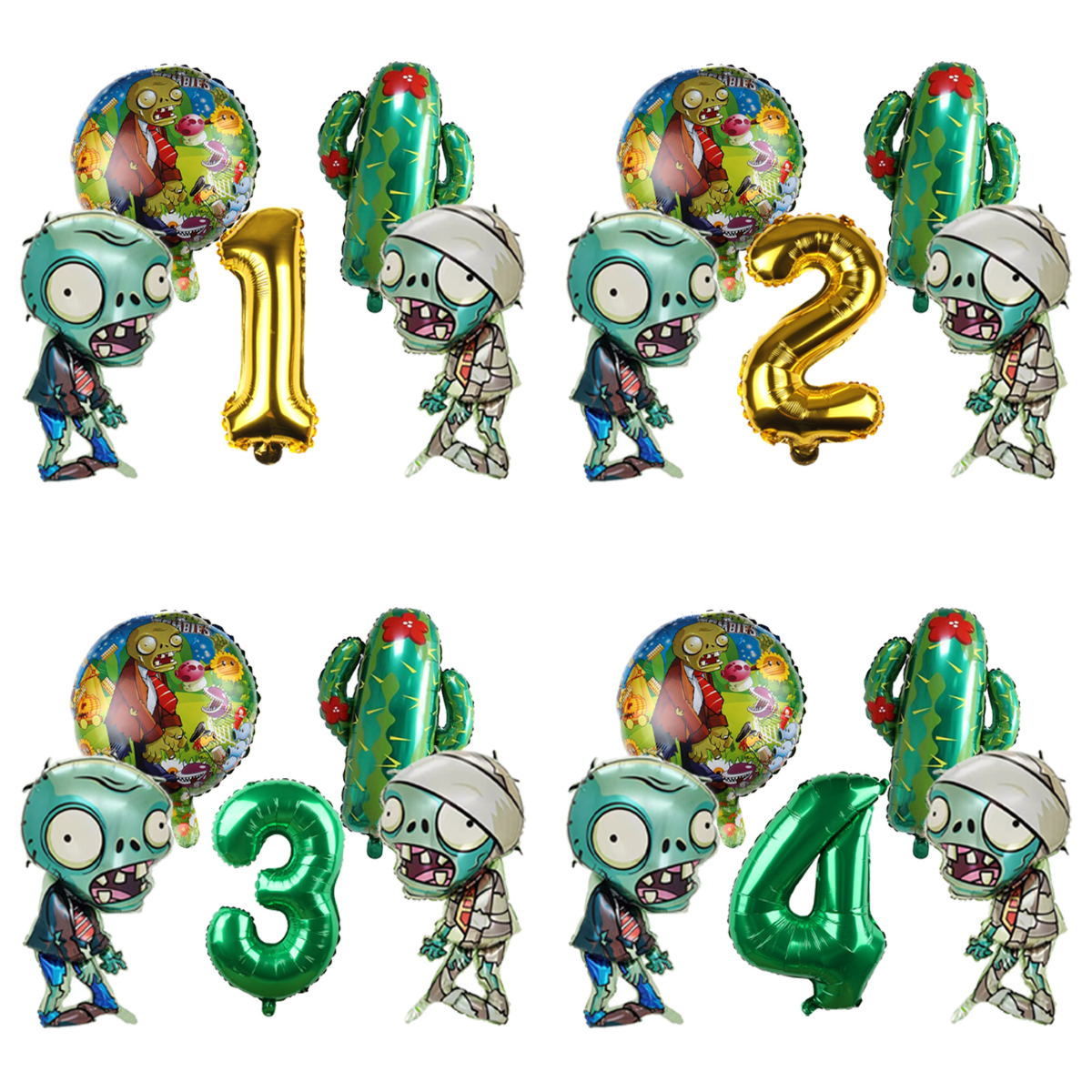 Plants vs Zombies Game Balloon – обзор и цена Zombie Party Games