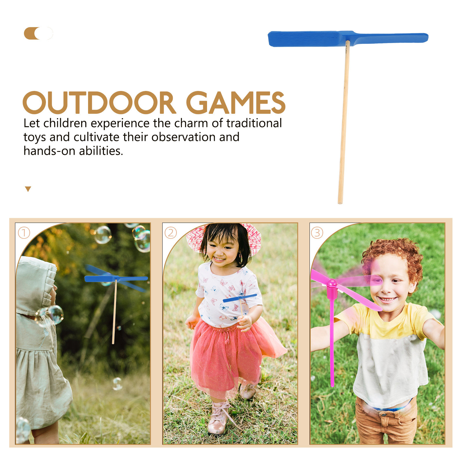 10Pcs Bamboo Dragonfly Flying  – обзор и цена Party Games Physical