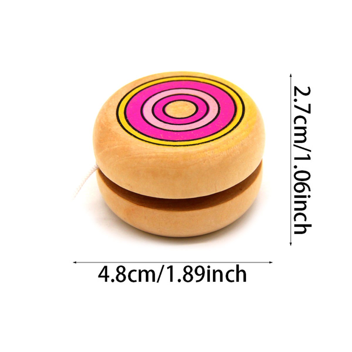 2pcs Wooden Circular Yo-Yo Bal – обзор и цена Party Games Physical