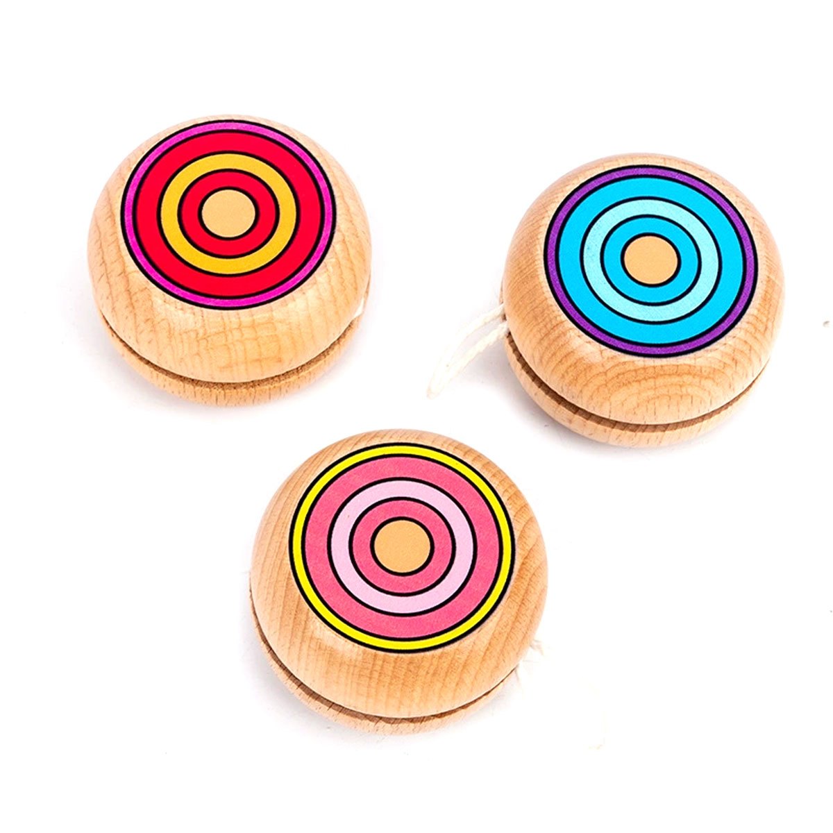 2pcs Wooden Circular Yo-Yo Bal – обзор и цена Party Games Physical