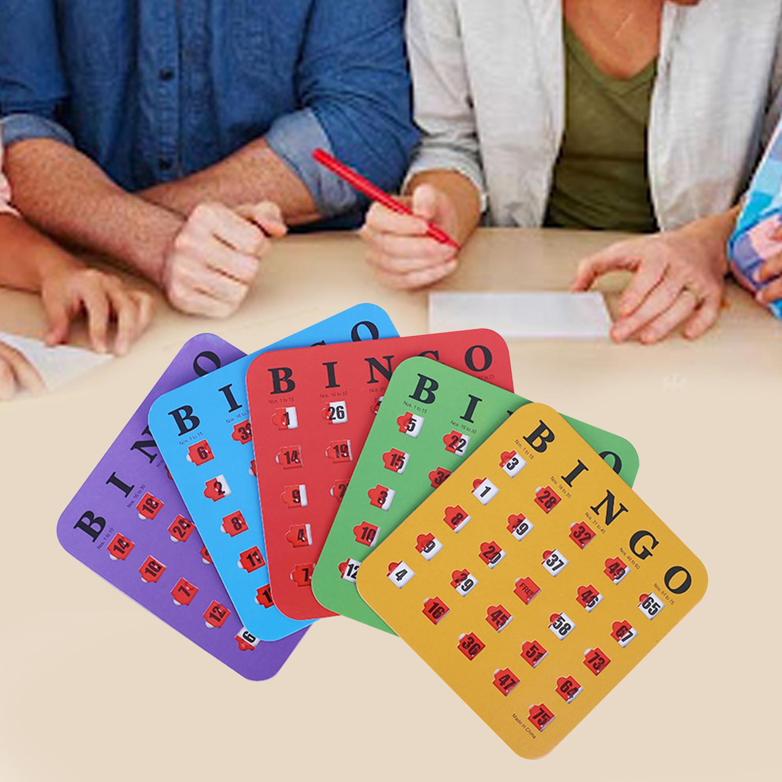 5 Pieces Bingo Game Cards Larg – обзор и цена Party Games For Adults Large Group