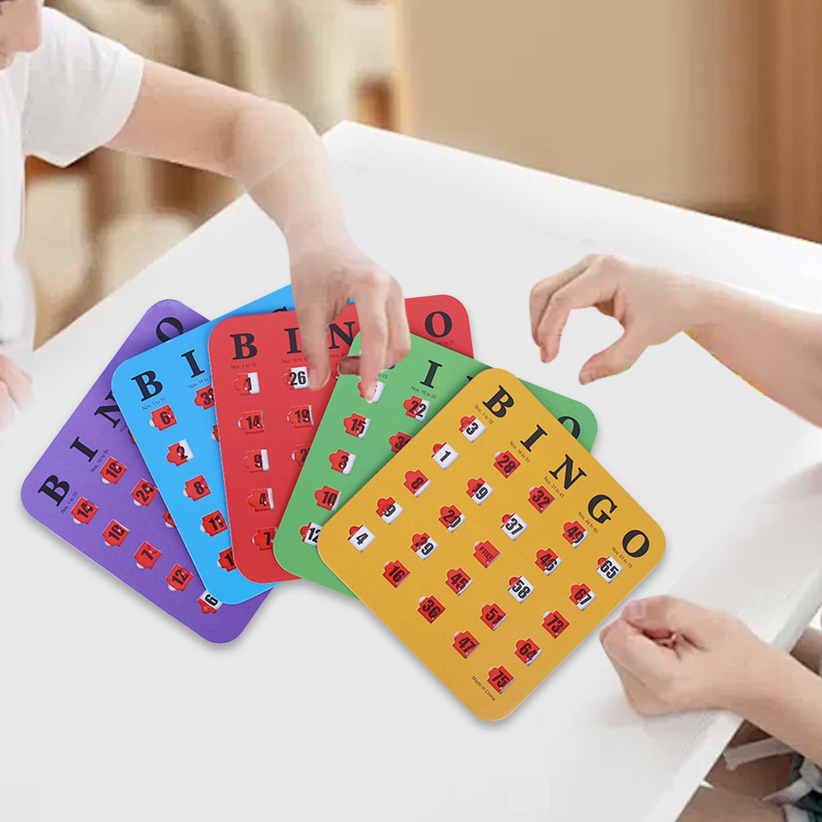 5 Pieces Bingo Game Cards Larg – обзор и цена Party Games For Adults Large Group