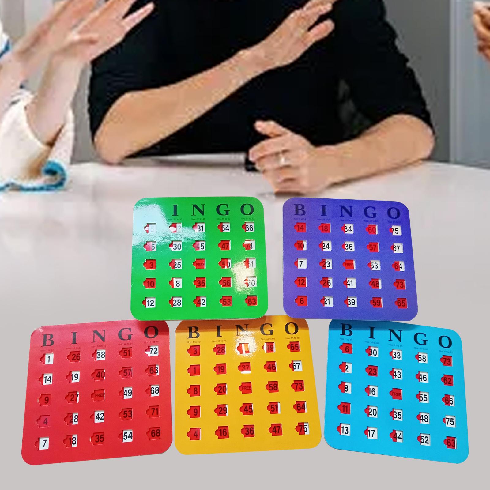 5 Pieces Bingo Game Cards Larg – обзор и цена Party Games For Adults Large Group
