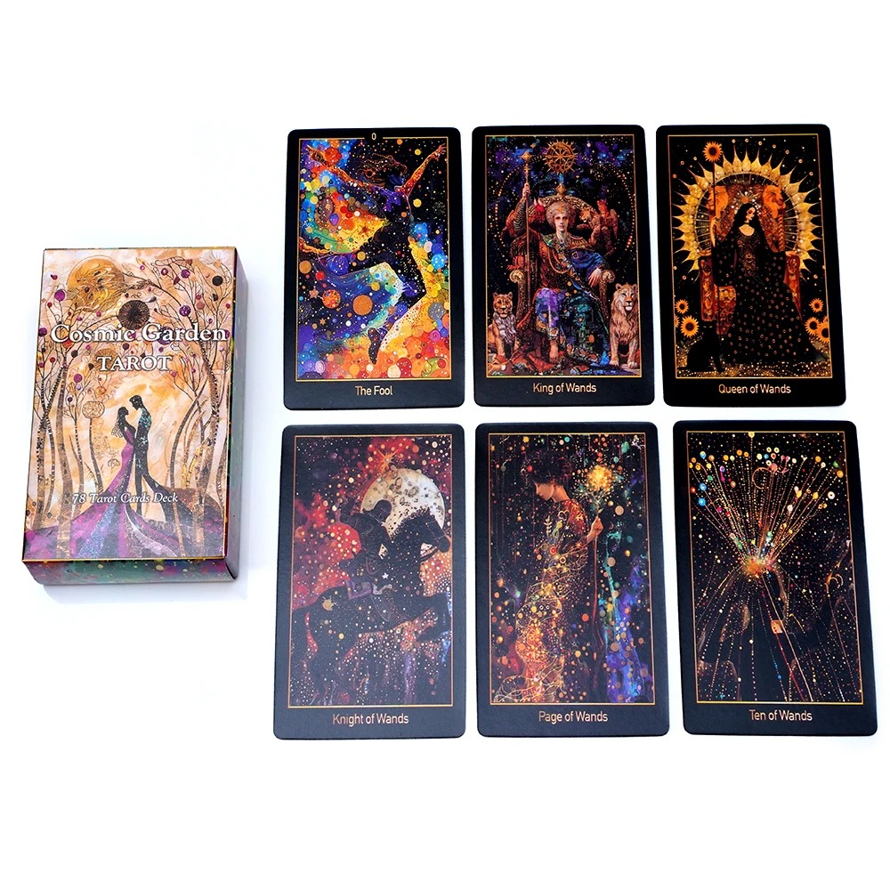 Cosmic Garden Tarot Deck 78 Ca – обзор и цена Party Games Juegos De Mesa