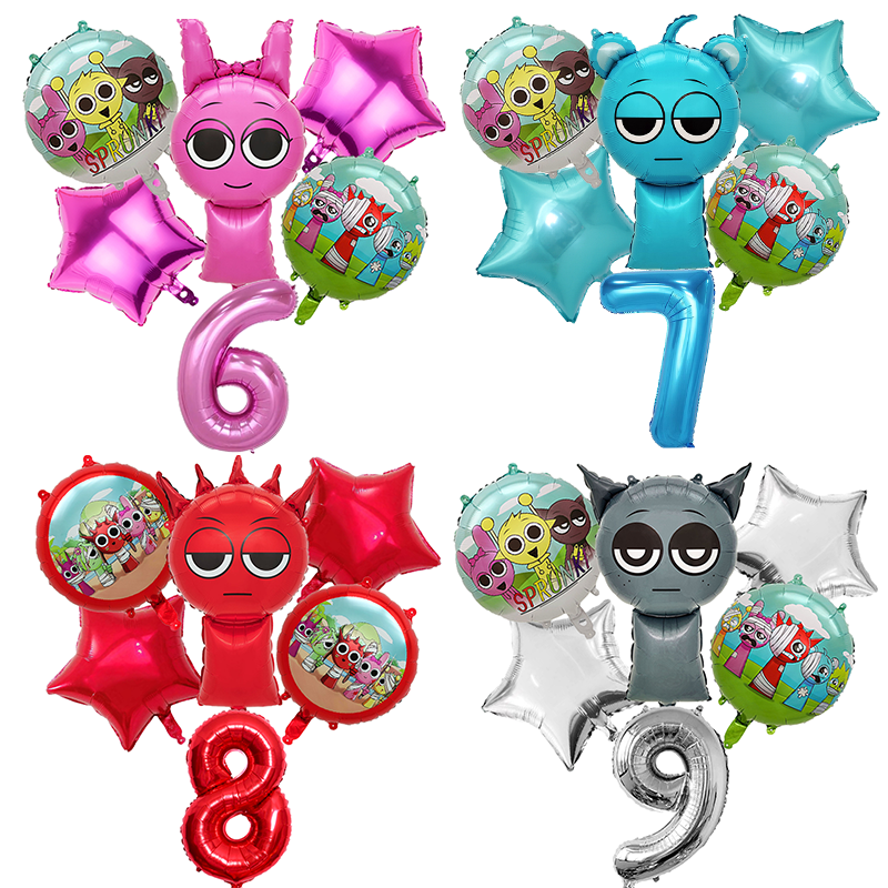 Sprunkis Numbers Balloon Anime – обзор и цена Party Games Baby Shower