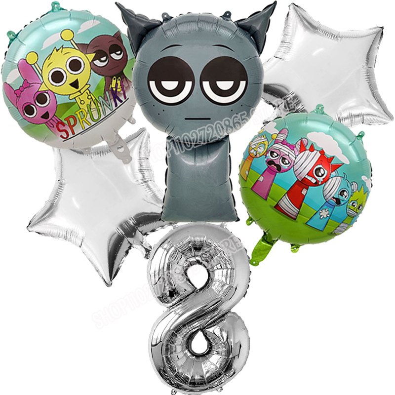 Sprunkis Numbers Balloon Anime – обзор и цена Party Games Baby Shower