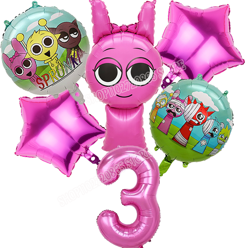 Sprunkis Numbers Balloon Anime – обзор и цена Party Games Baby Shower