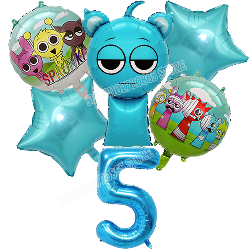Sprunkis Numbers Balloon Anime – обзор и цена Party Games Baby Shower