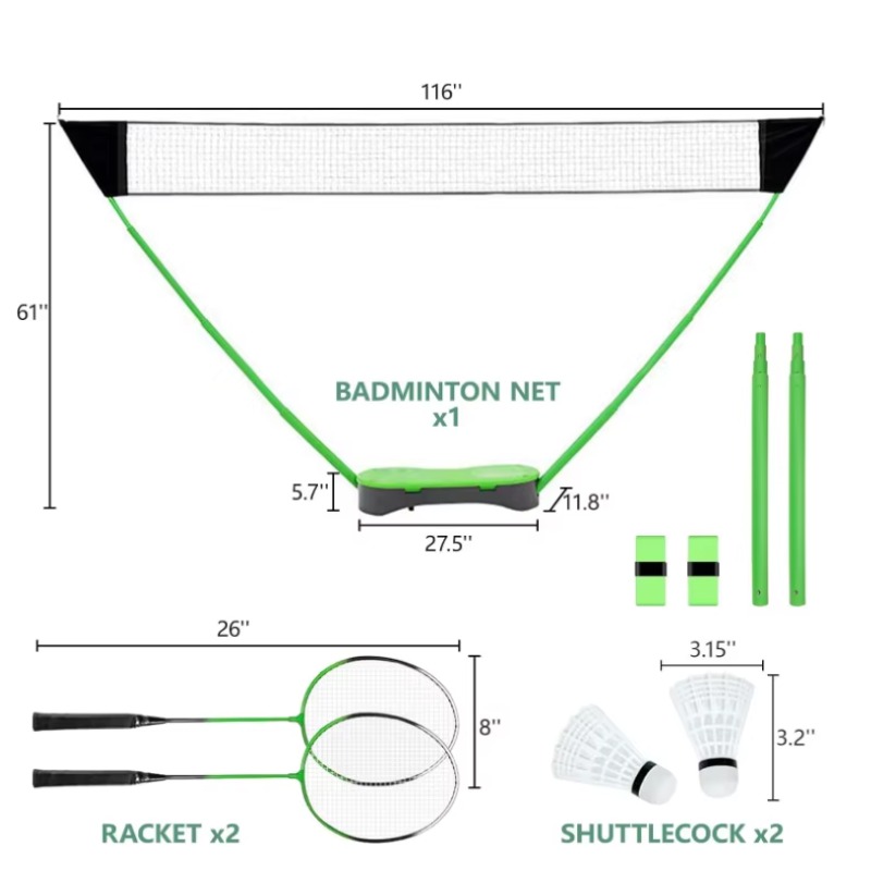 High-Quality Garden Sports Por – обзор и цена Badminton Set Garden