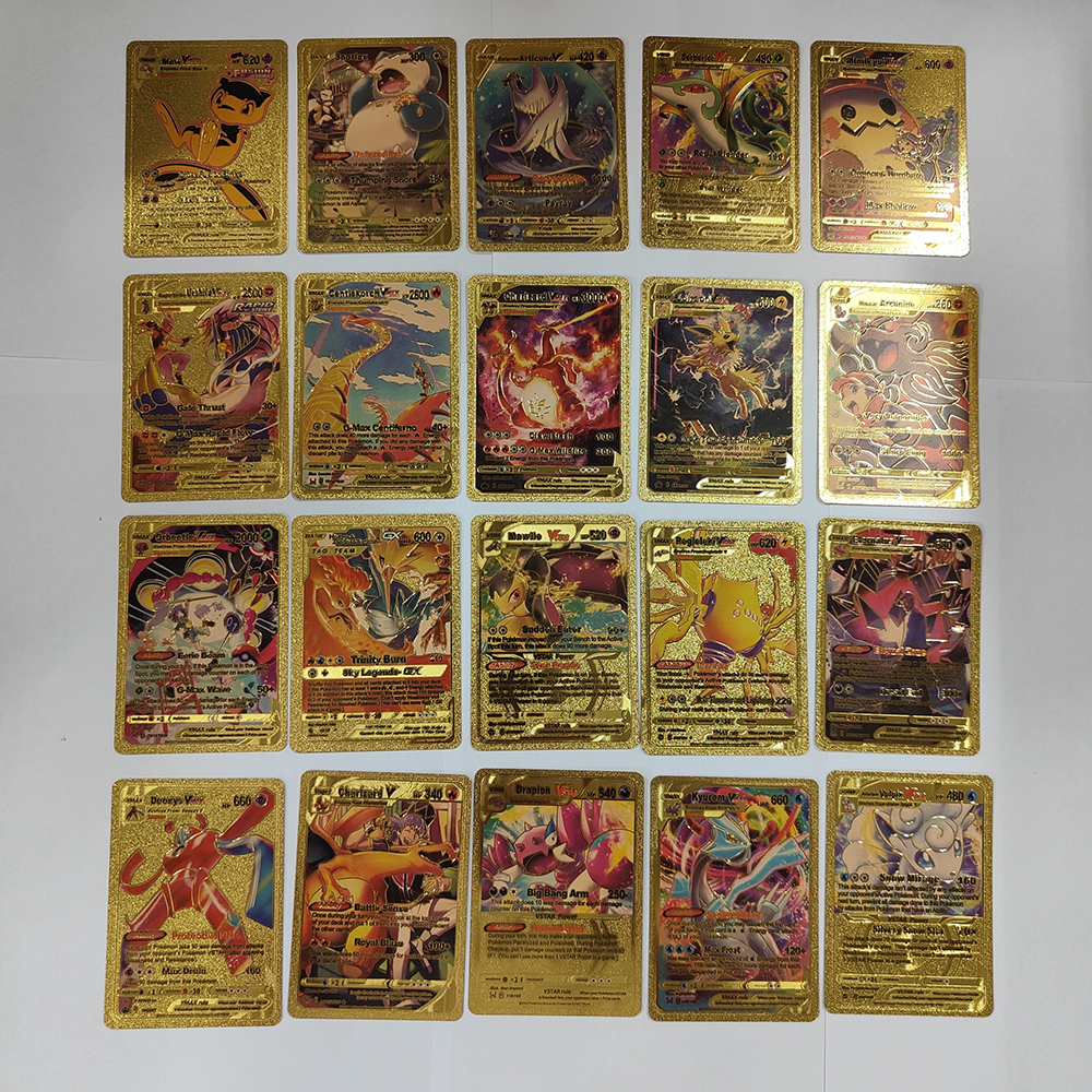 55PCS Pokemon Cards Vmax GX Go – обзор и цена Party Games Cards