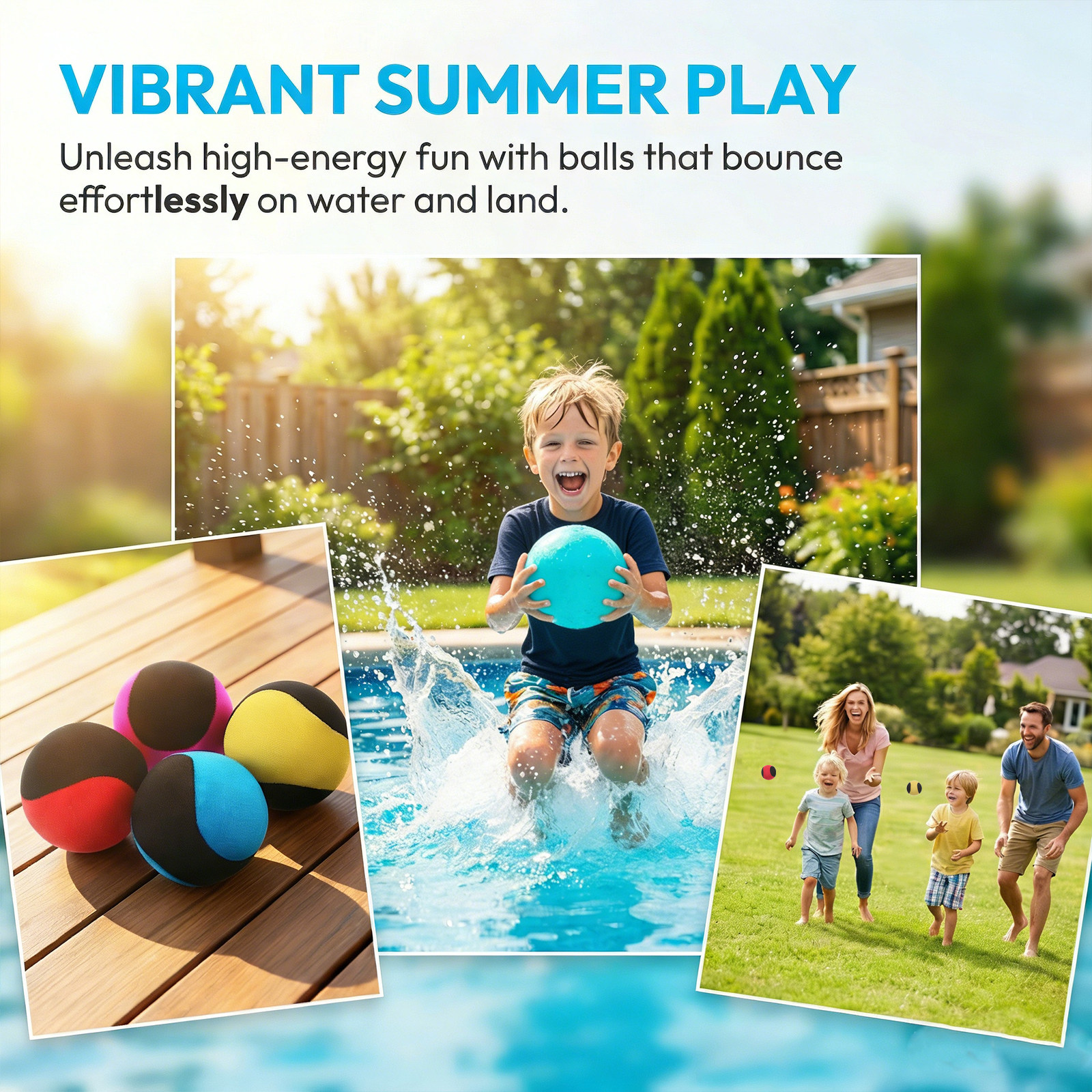 4Pcs Water Bouncing Balls High – обзор и цена Party Games Summer