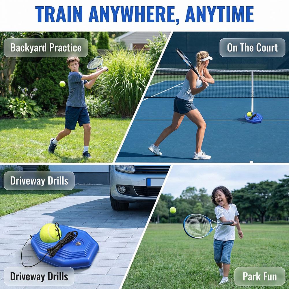 Tennis Trainer Baseboard Set w – обзор и цена Badminton Set Garden