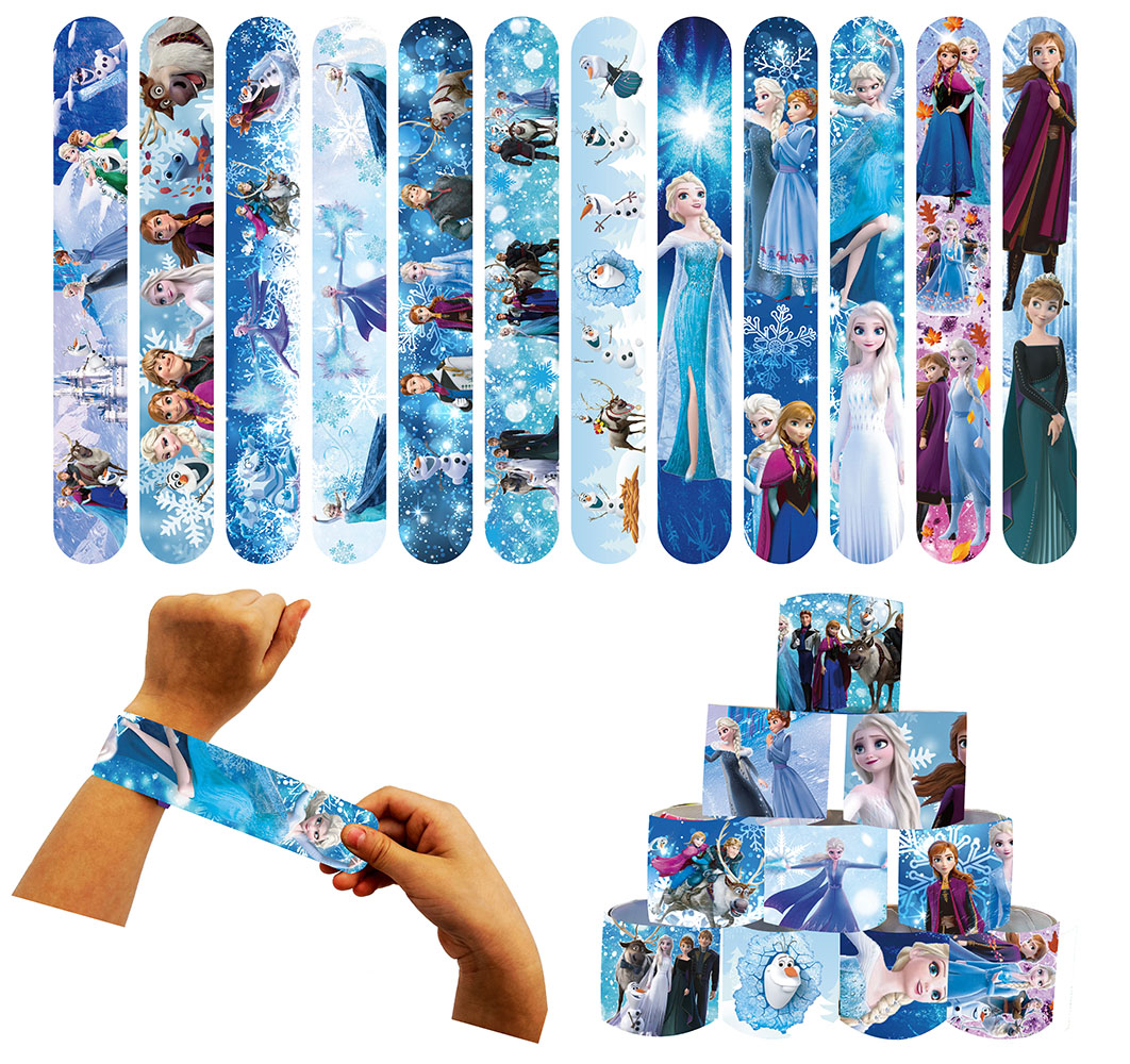 12Pcs Frozen Slap Bracelets Pa – обзор и цена Party Games Baby Shower