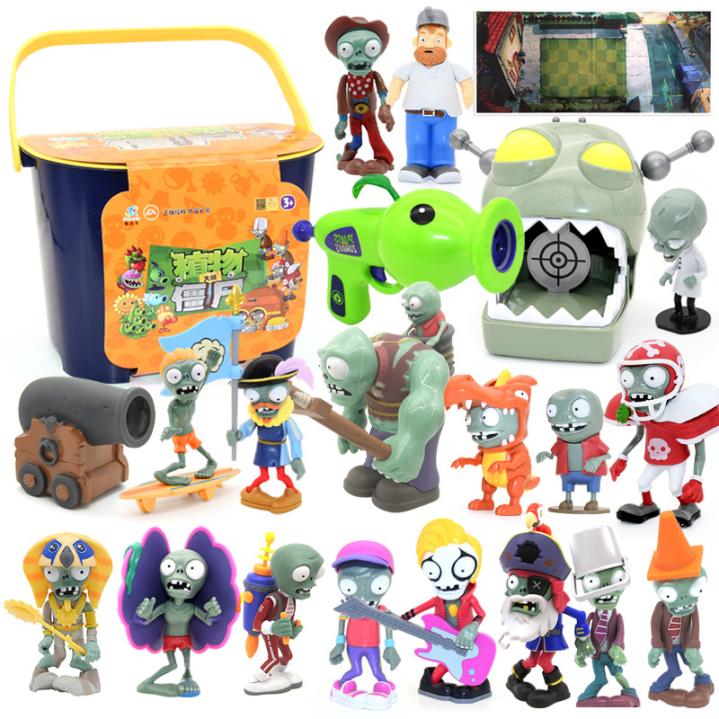 18pcs Role Plants Vs. Zombies  – обзор и цена Zombie Party Games