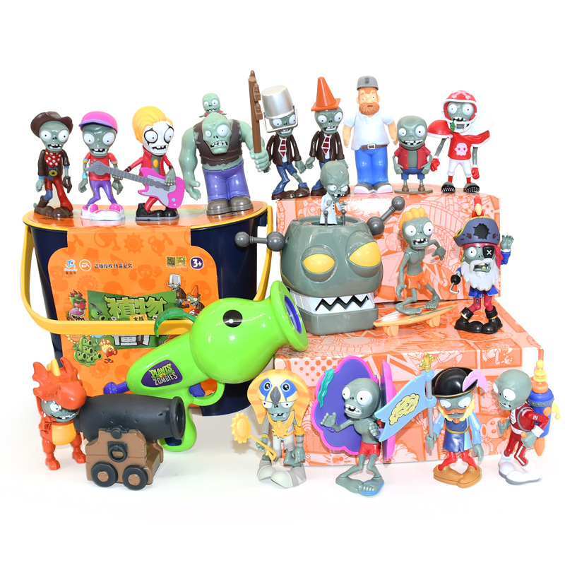18pcs Role Plants Vs. Zombies  – обзор и цена Zombie Party Games