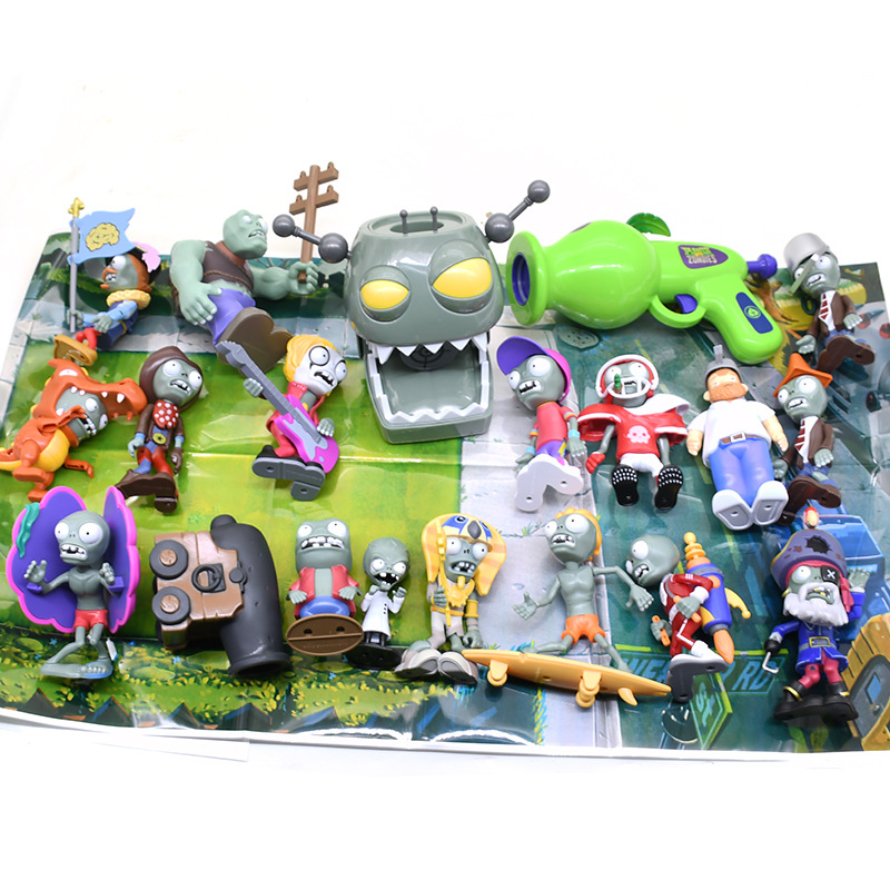 18pcs Role Plants Vs. Zombies  – обзор и цена Zombie Party Games
