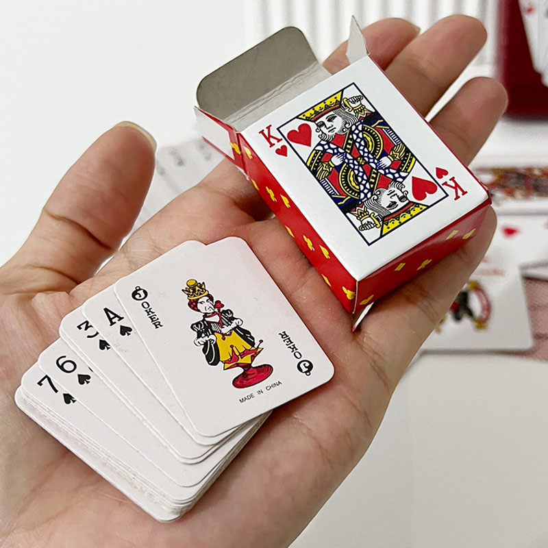 5PCS Mini Poker Playing Cards  – обзор и цена Party Games Juegos De Mesa