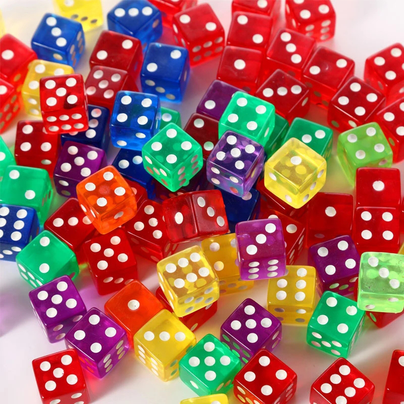 12PCS 16MM Transparent Dice Fo – обзор и цена Party Games Juegos De Mesa