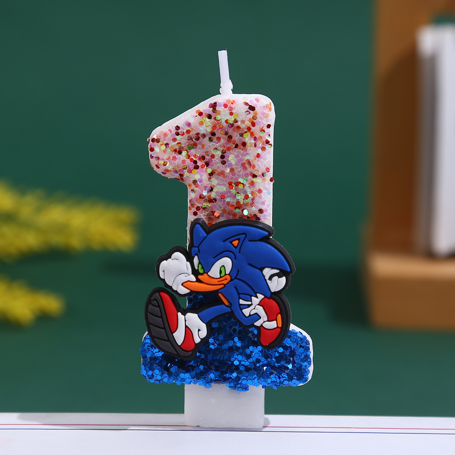 Blue Sonices Candle 0-9 Number – обзор и цена Party Games Baby Shower