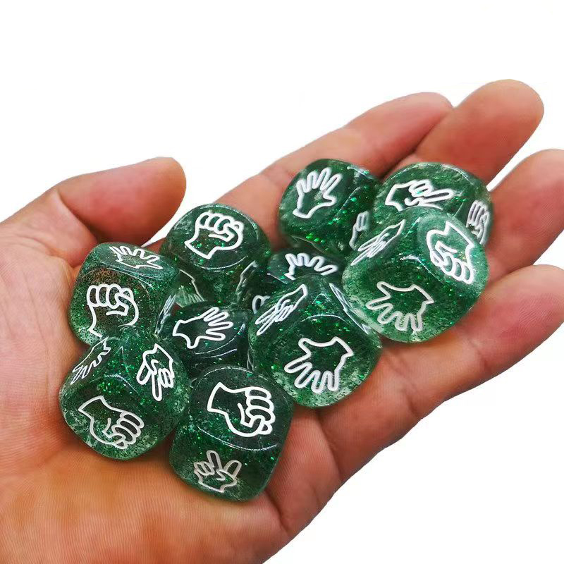 10PCS Glitter Dice 6 Sided 20M – обзор и цена Party Games Juegos De Mesa