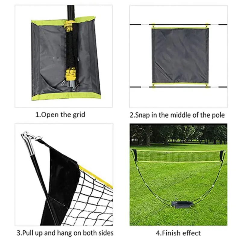 Foldable Badminton Net Set for – обзор и цена Badminton Set Garden
