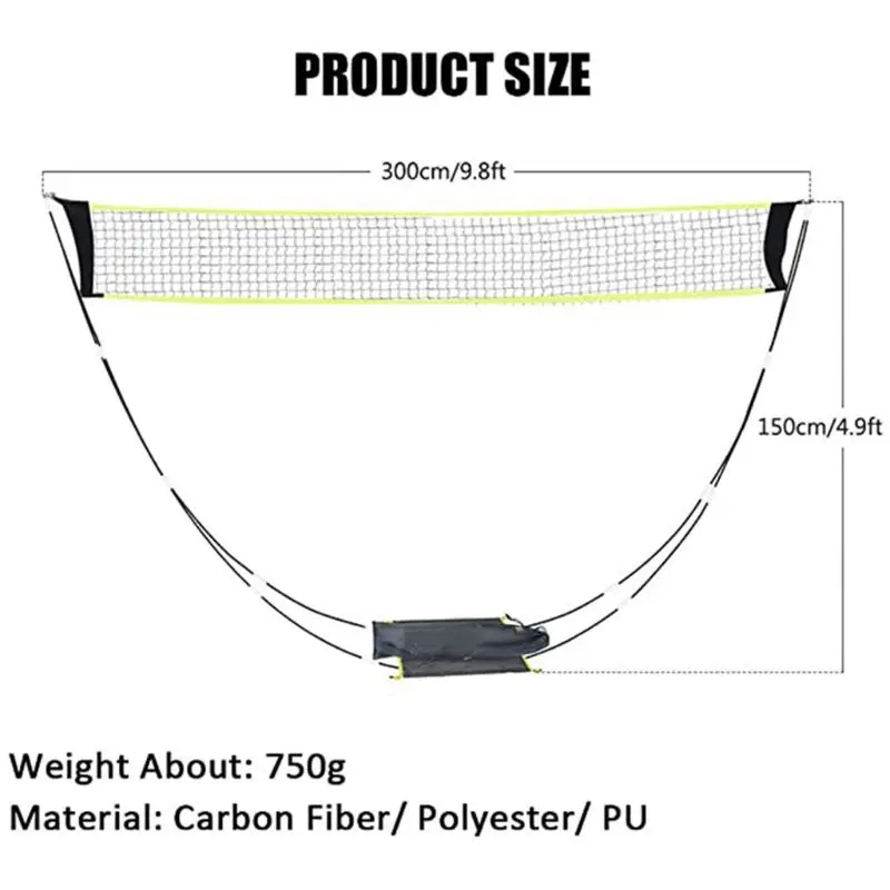 Foldable Badminton Net Set for – обзор и цена Badminton Set Garden