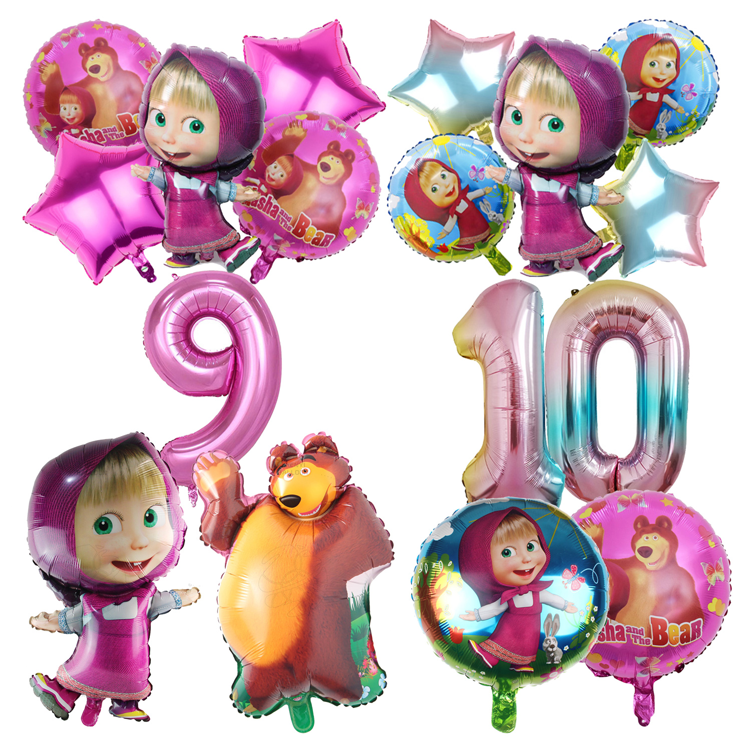 Mashas Bears Birthday Number B – обзор и цена Party Games Baby Shower