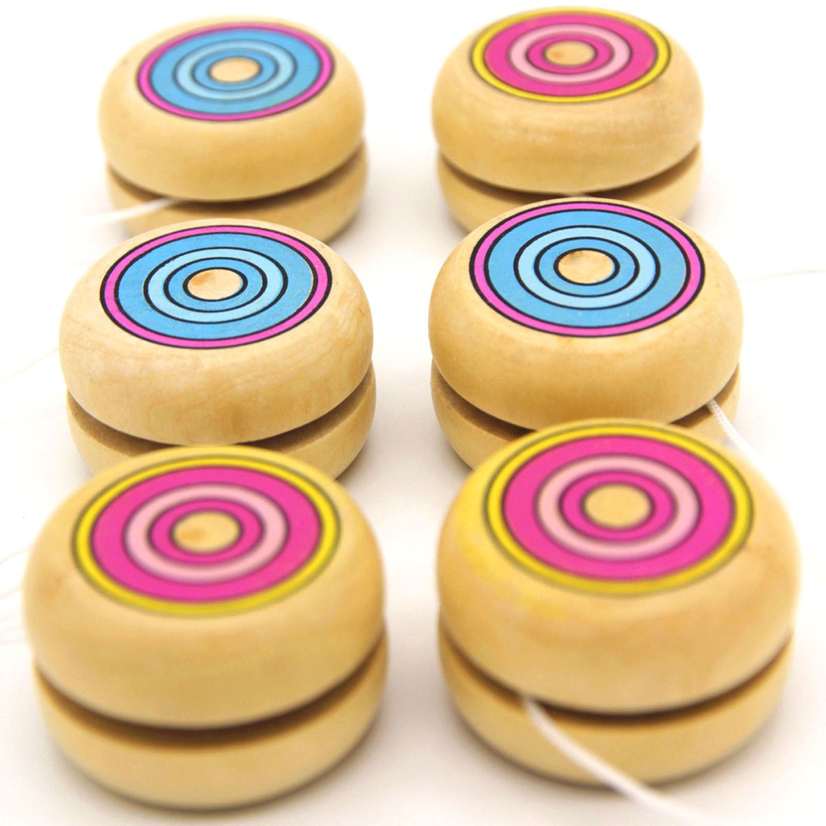 2pcs Wooden Circular Yo-Yo Bal – обзор и цена Party Games Physical