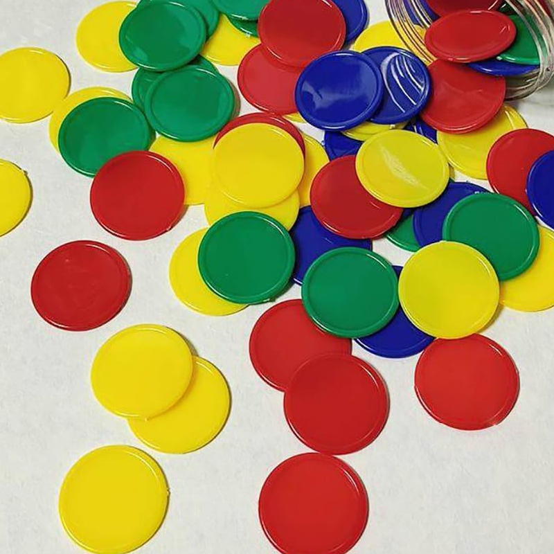 Bingo Markers Chips 37MM 4 Col – обзор и цена Party Games Juegos De Mesa