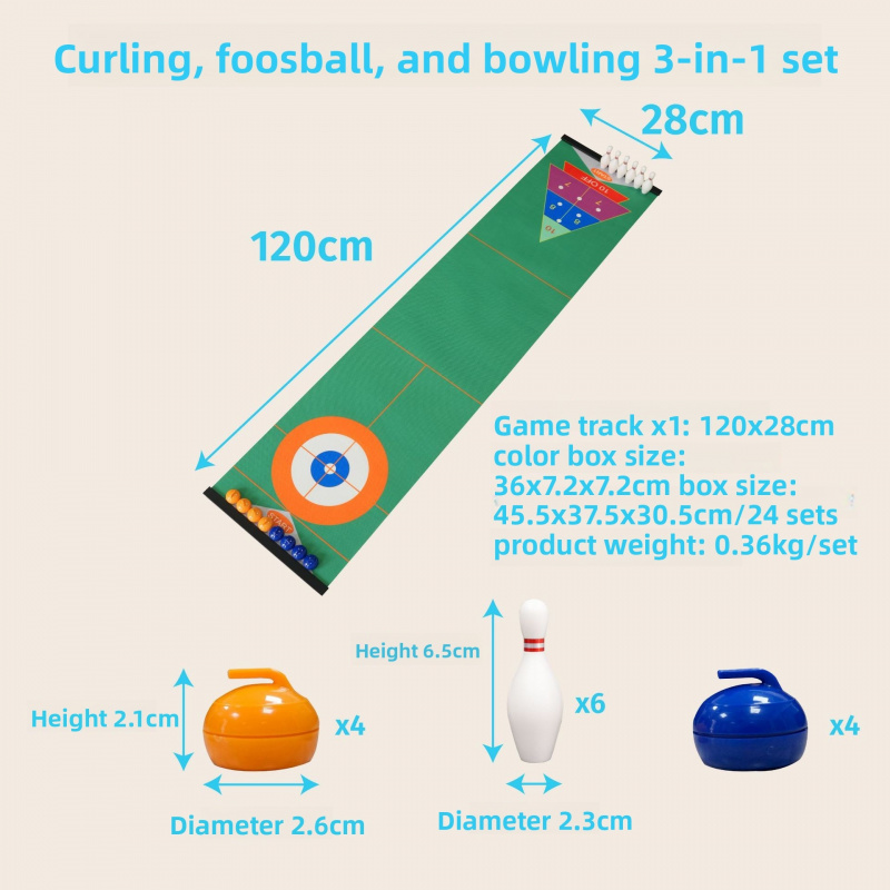 Curling Tabletop Game Set, Min – обзор и цена Party Family Games