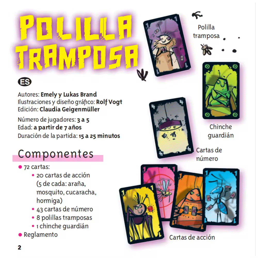 Polilla Tramposa Board Games T – обзор и цена Party Games Juegos De Mesa