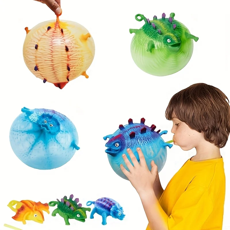1PC Inflatable Dinosaur Bouncy – обзор и цена Party Games Animals