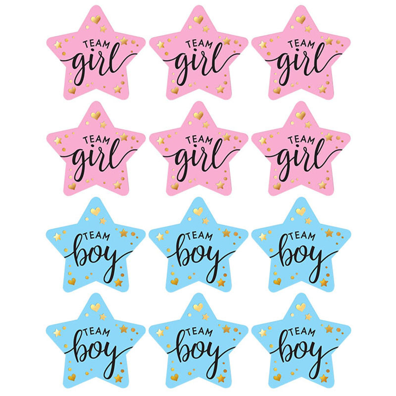 60Pcs Gender Reveal Stickers f – обзор и цена Party Games Baby Shower