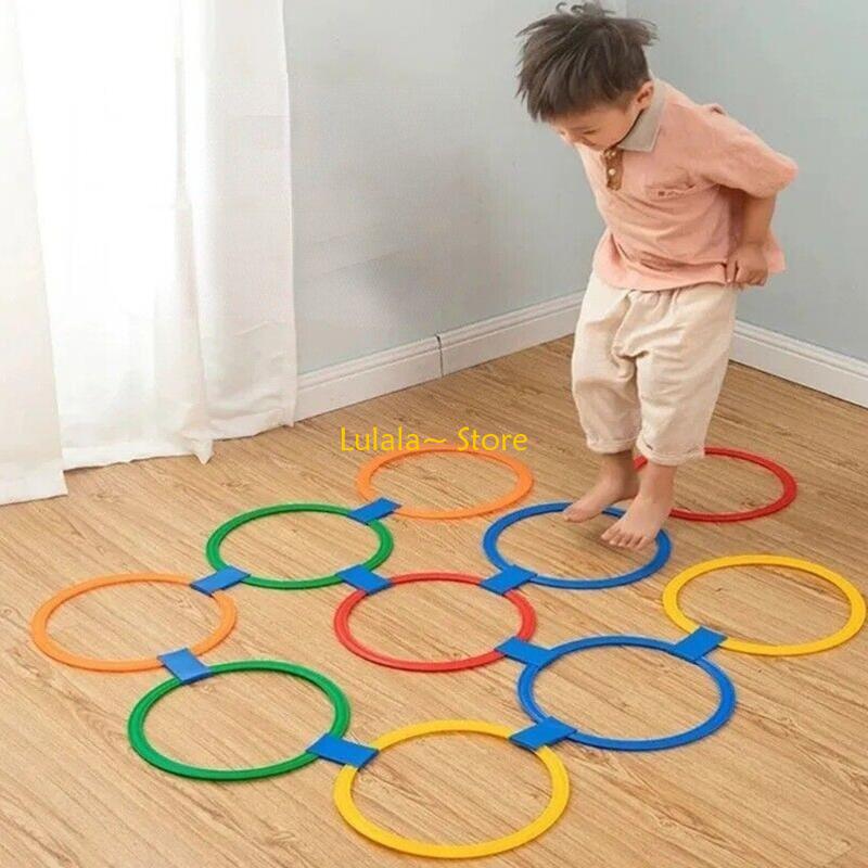 Y4QA Indoor Jump Hoops Set Fam – обзор и цена Party Games Physical